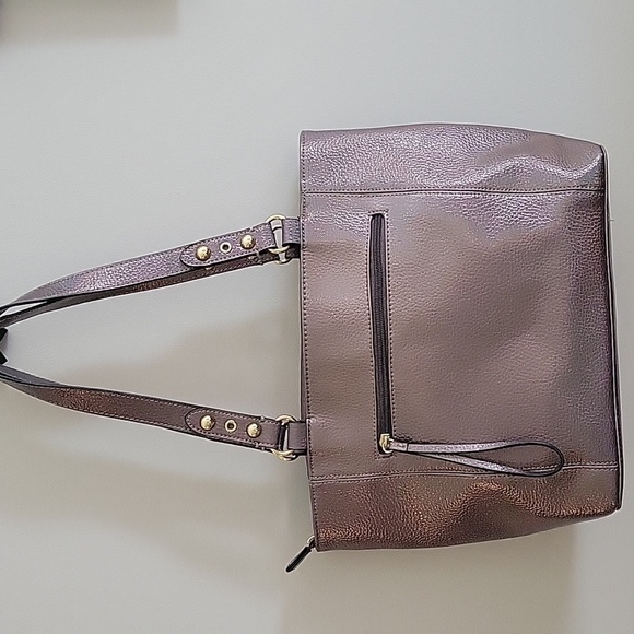 Y2K Juicy Couture Metallic Shoulder Bag with Gold Hardware - Picture 2 of 11